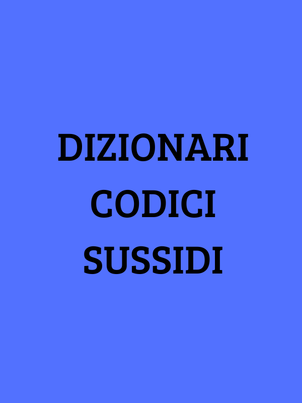 Dizionari Codici Sussidi